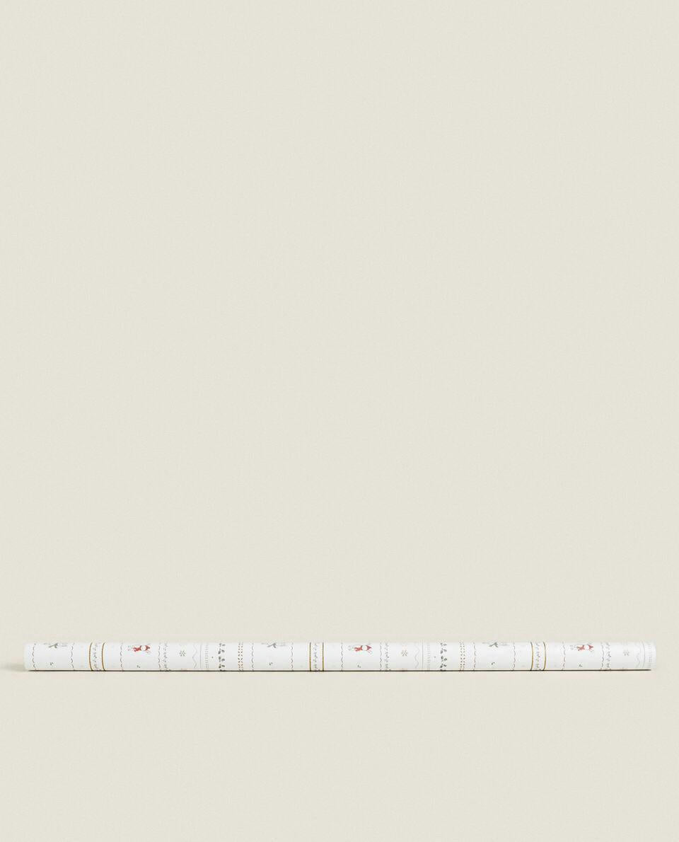 CARTA DA REGALO PER BAMBINI CON CONIGLIETTI DI NATALE 