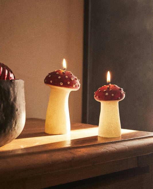 VELA DE SETAS DECORATIVAS NAVIDEÑAS 