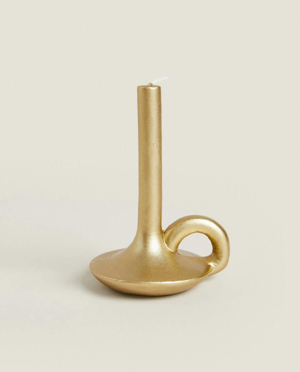 CONFEZIONE DI CANDELIERI CILINDRICI NATALIZI (CONFEZIONE DA 3) 