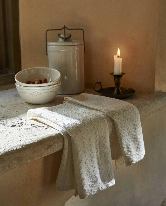 PACK OF SPARKLY CHRISTMAS TEA TOWELS (PACK OF 2)