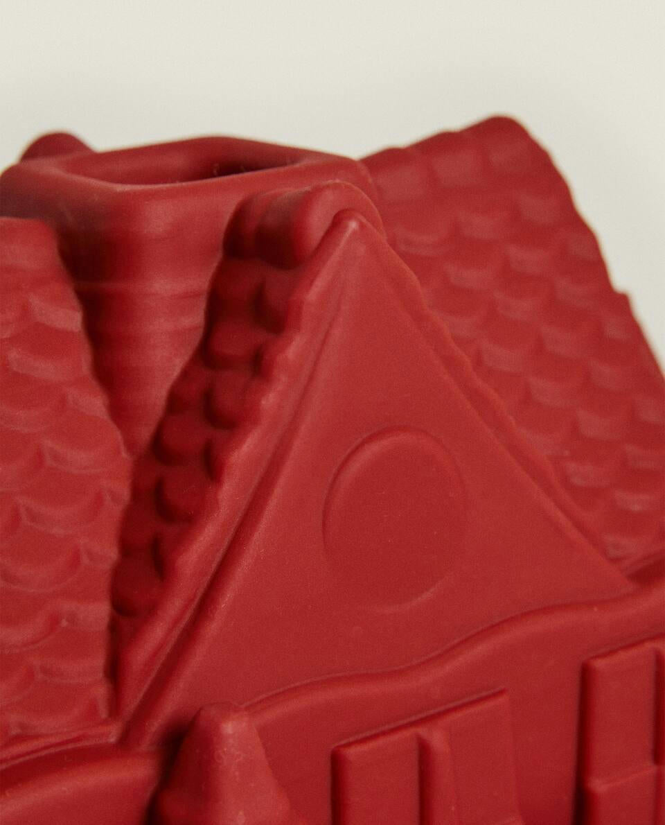 STAMPO DA FORNO IN SILICONE A FORMA DI CASA DI NATALE 