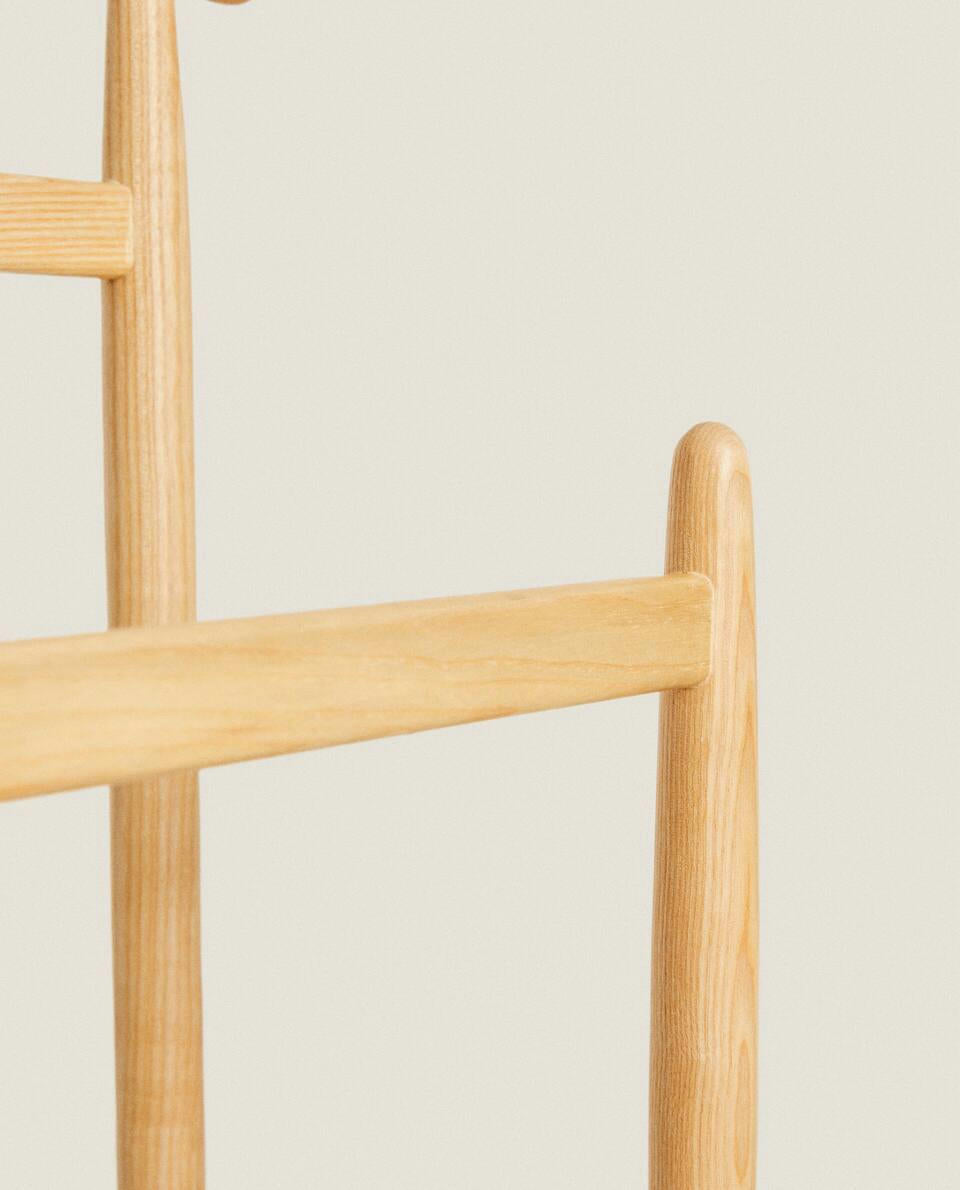 SERVO PORTAOGGETTI IN LEGNO DI FRASSINO 