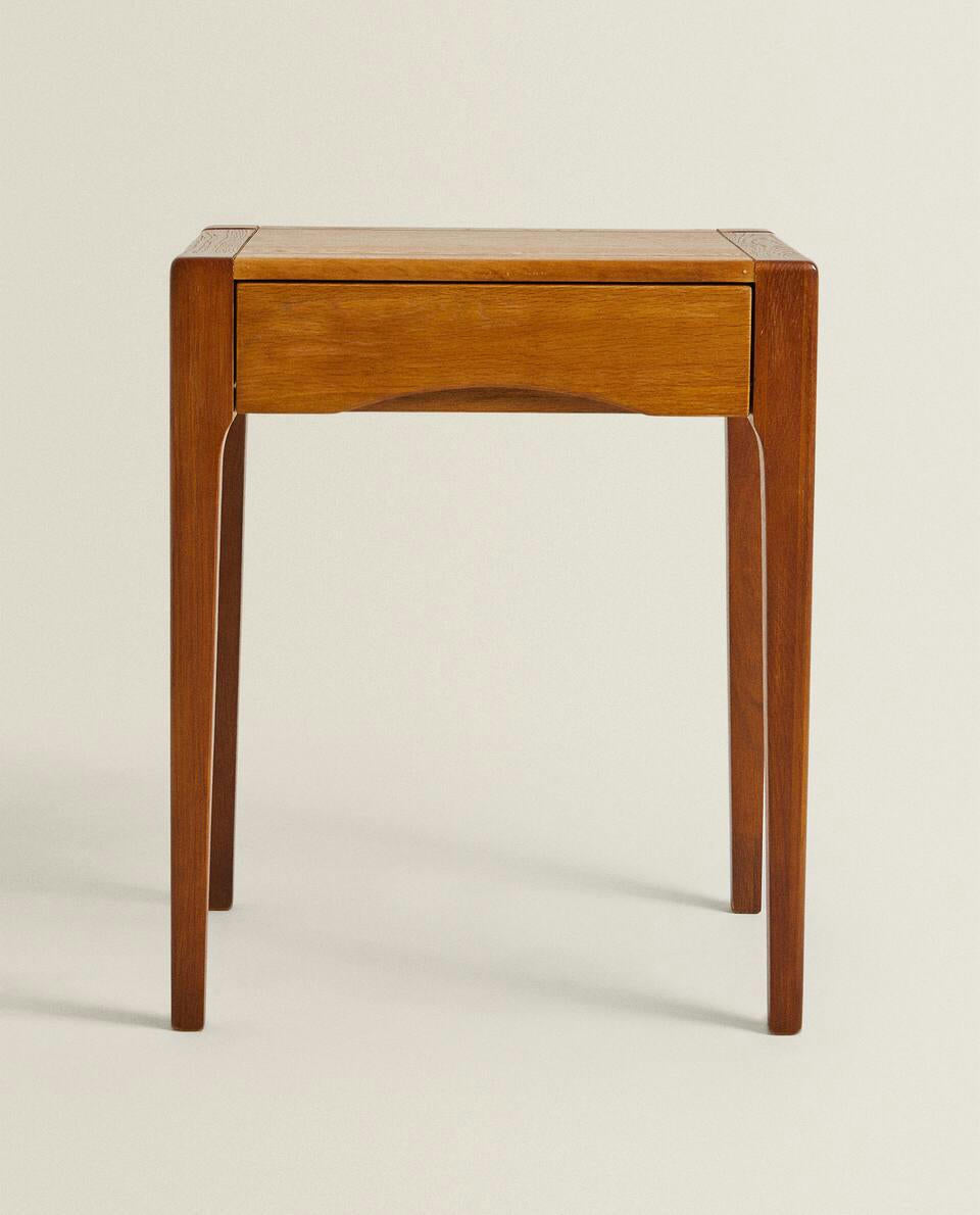 COMODINO IN QUERCIA CON CASSETTO 