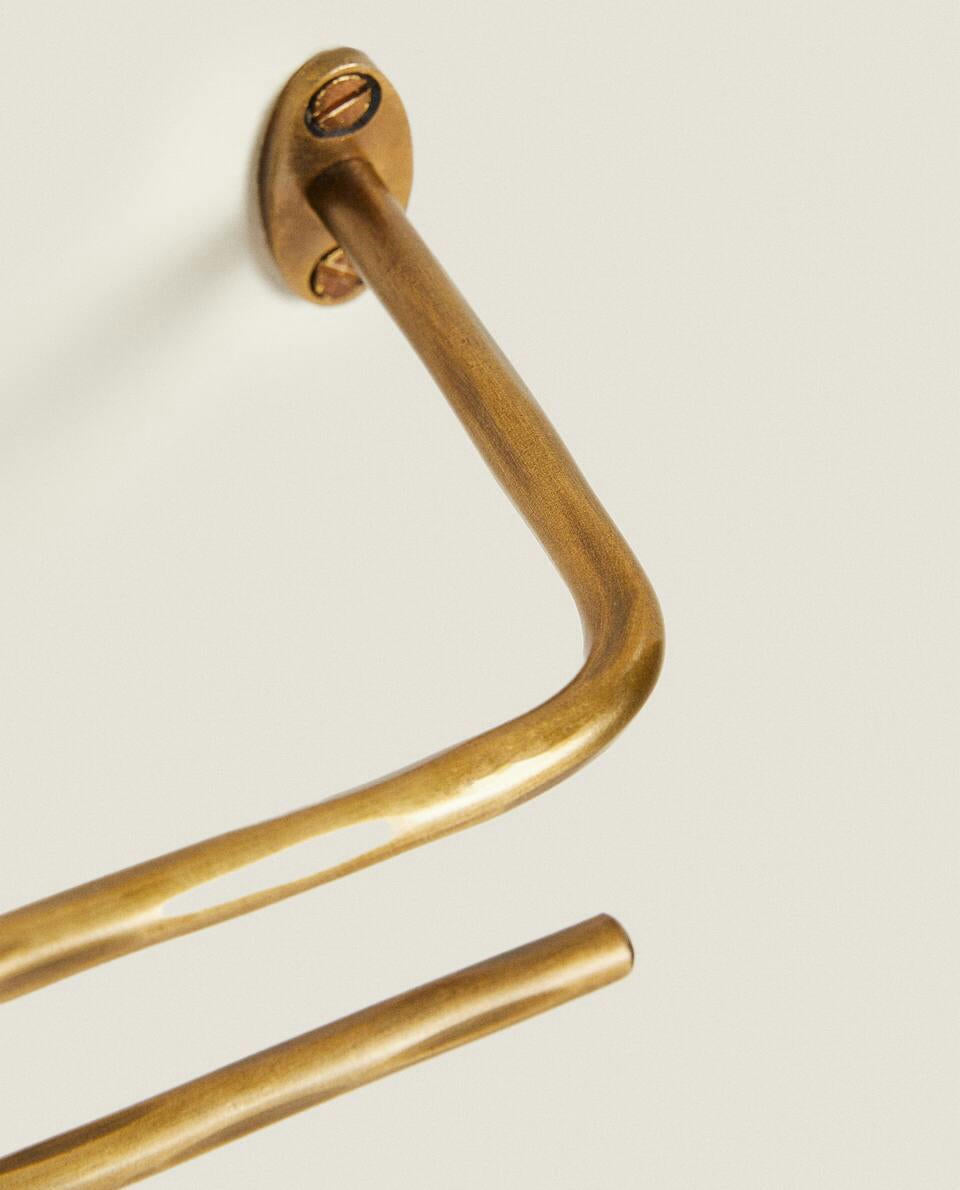 PORTARROLLOS HIGIÉNICO DORADO 