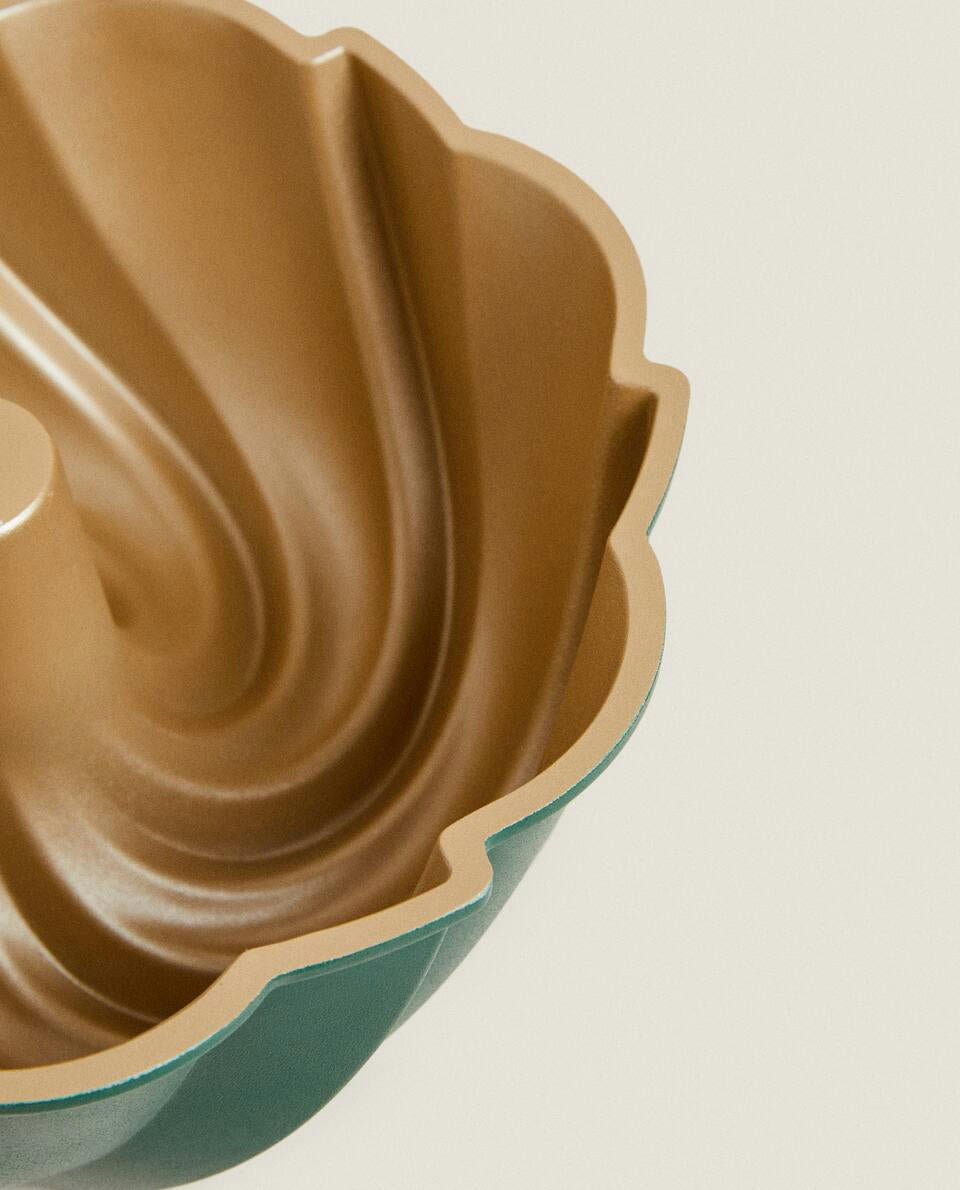 MOLDE DE ALUMINIO PARA PASTEL REDONDO DE NAVIDAD 