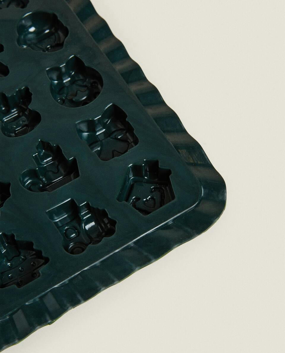 CALENDARIO DE ADVIENTO DE MOLDE DE CHOCOLATE NAVIDEÑO 