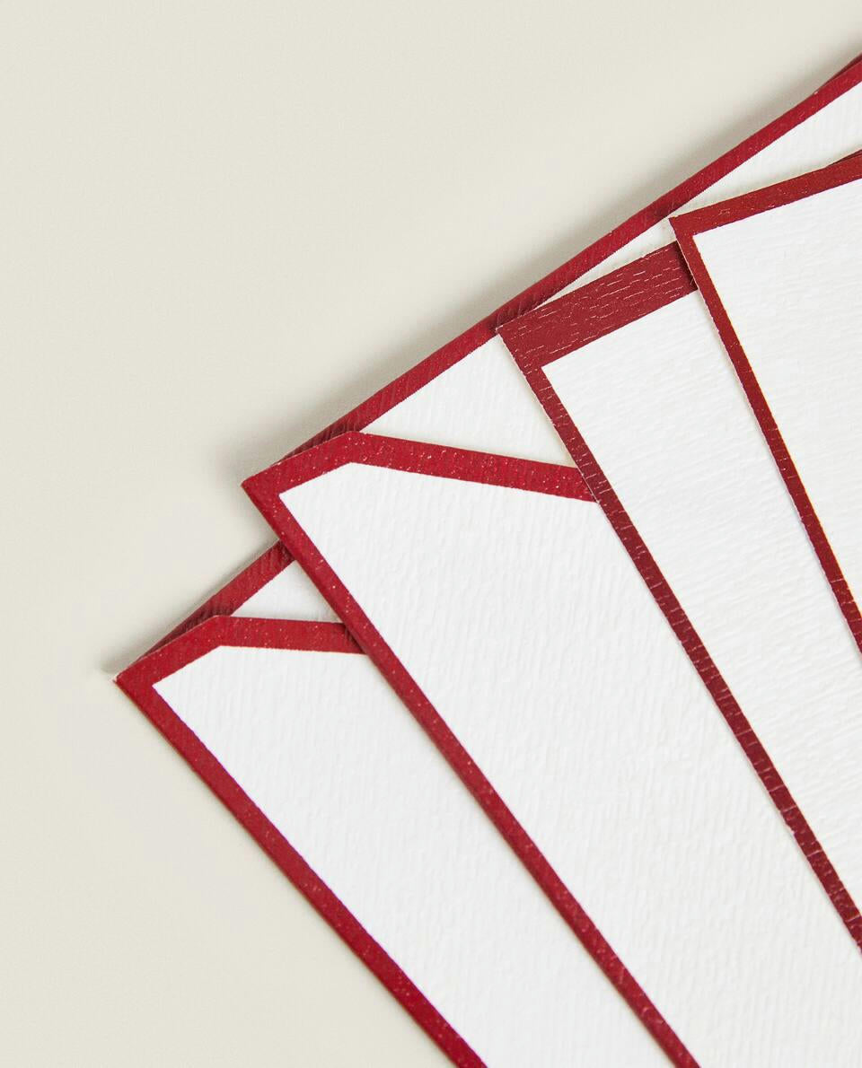 CONFEZIONE DI CARTOLINE PER BAMBINI CON CONIGLIETTO DI NATALE (CONFEZIONE DA 2) 