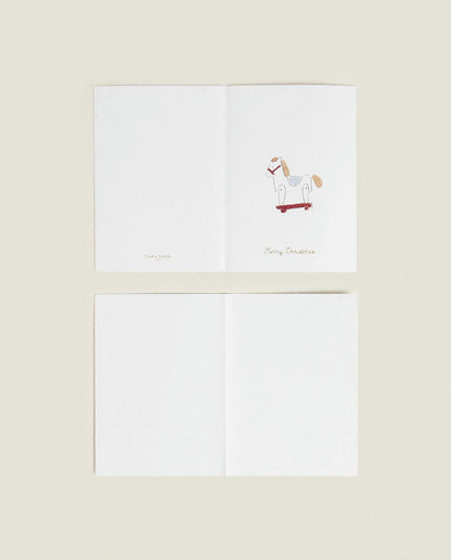 CONFEZIONE DI CARTOLINE DI NATALE PER BAMBINI (CONFEZIONE DA 6) 