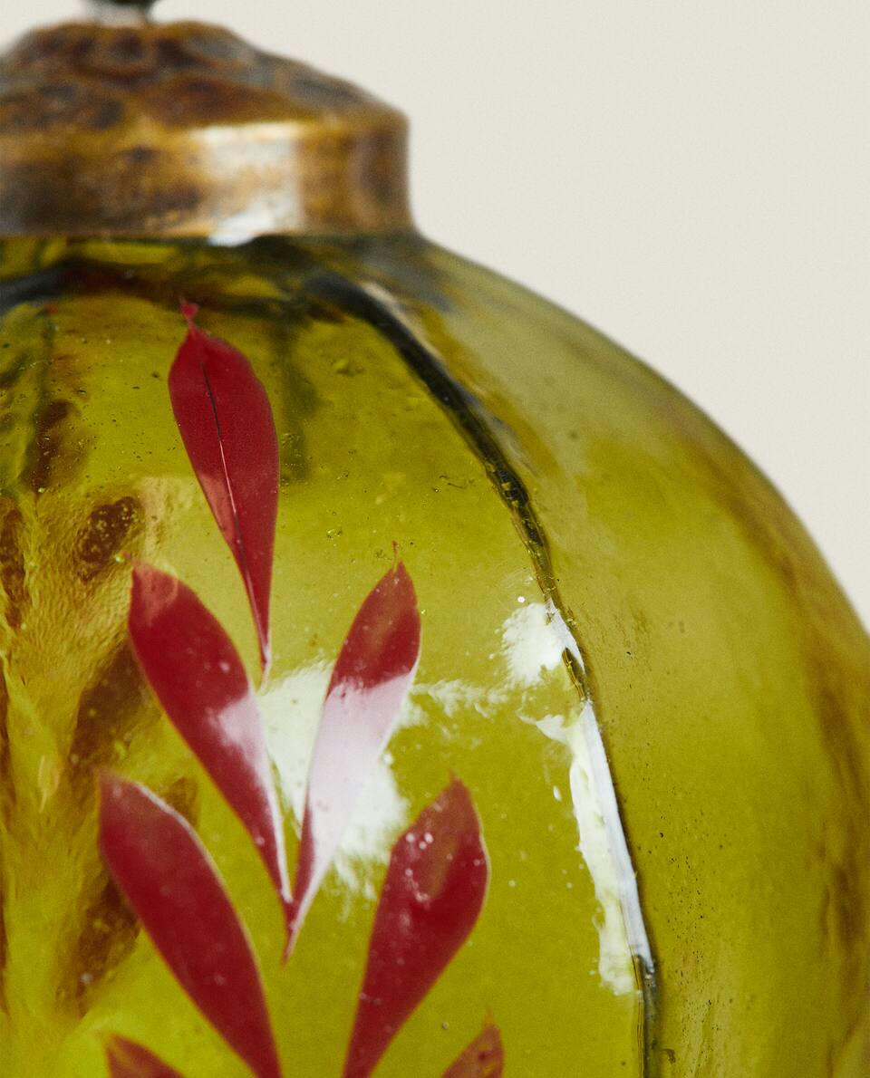 DECORAZIONE DI PALLINE DI NATALE IN VETRO 