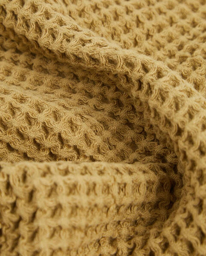 ASCIUGAMANO IN COTONE A MAGLIA A NIDO D'APE 