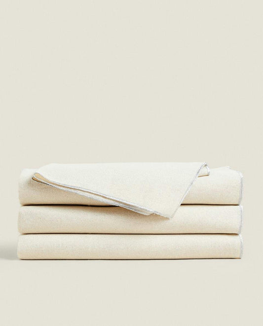 MANTEL DE ALGODÓN BRILLANTE NAVIDEÑO 