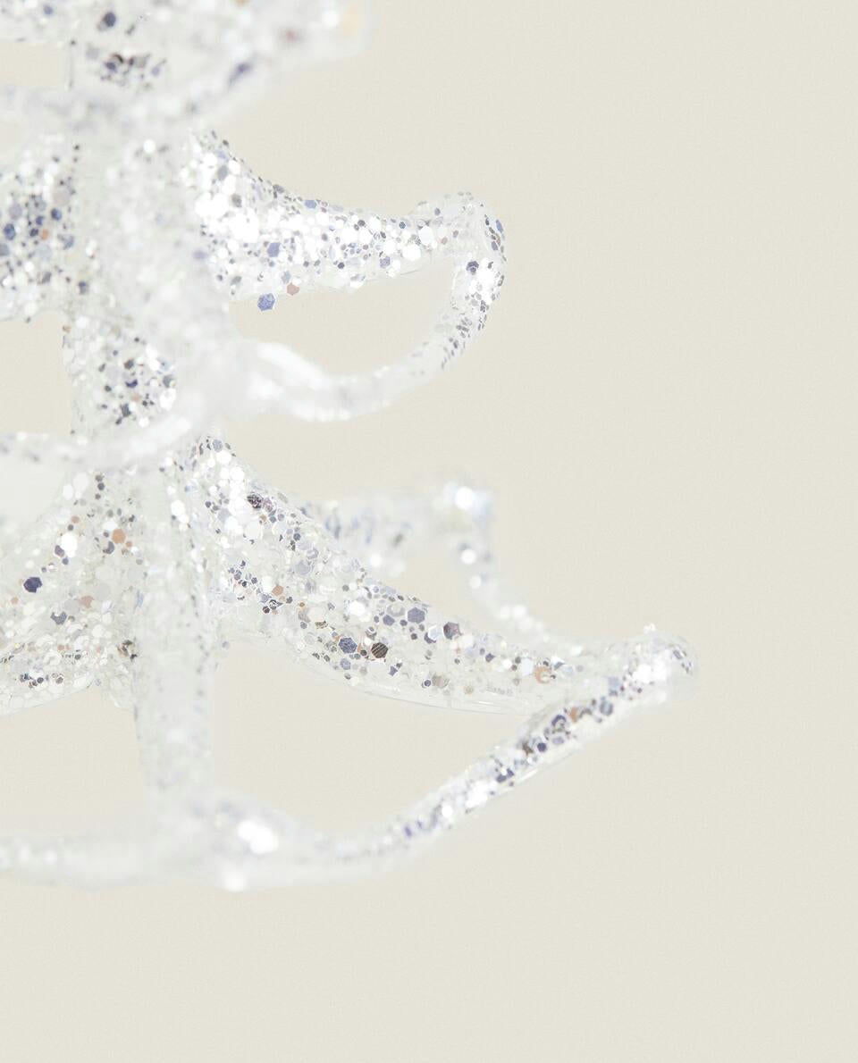 DECORAZIONE IN VETRO PER ALBERO DI NATALE 