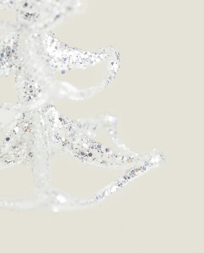 DECORAZIONE IN VETRO PER ALBERO DI NATALE 