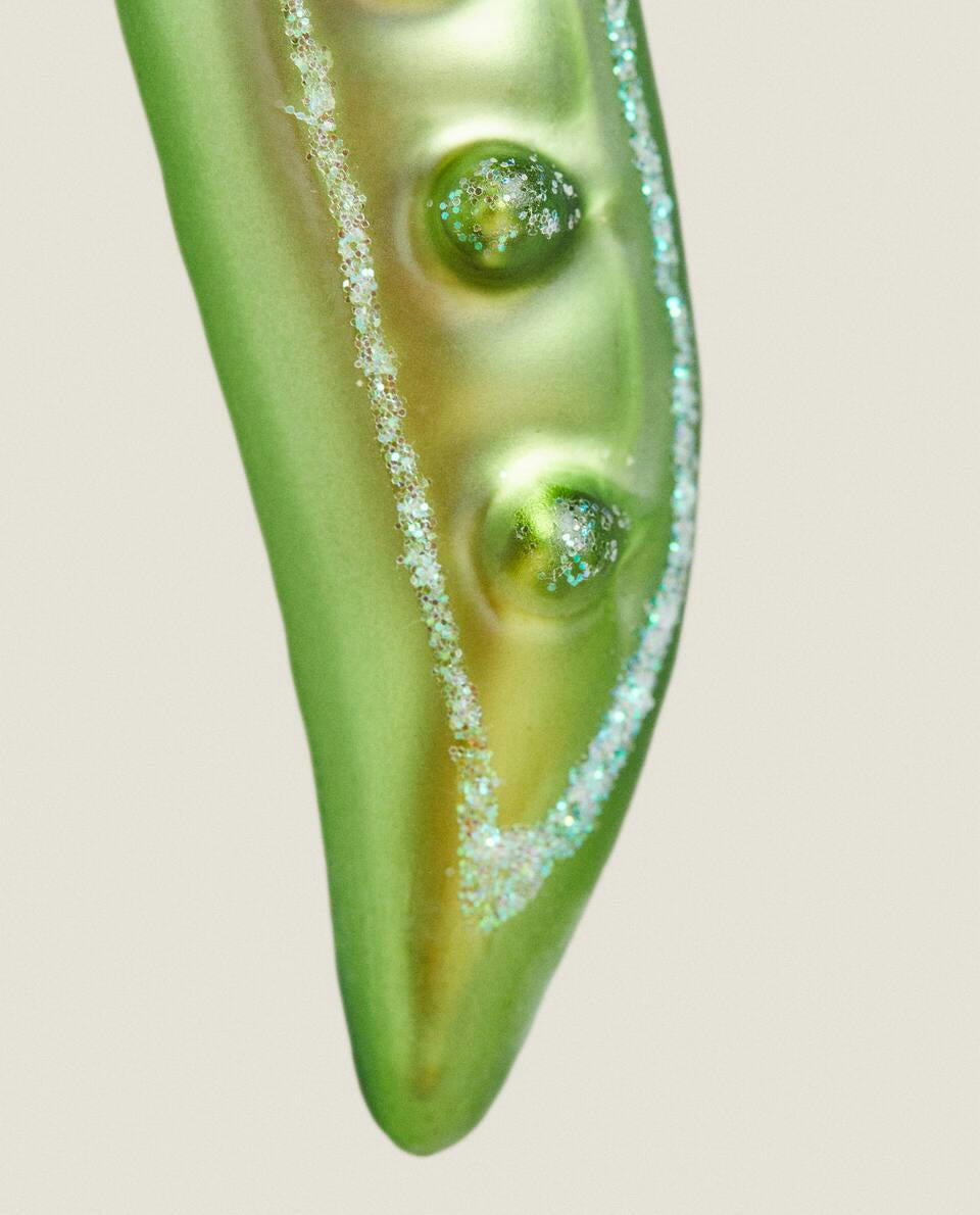 CONFEZIONE DI DECORAZIONI NATALIZIE A FORMA DI VERDURA (CONFEZIONE DA 6) 