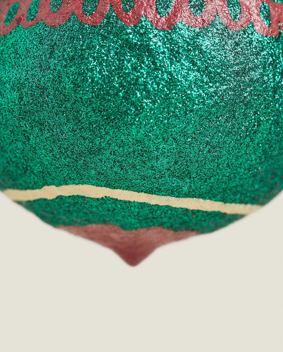 DECORACIÓN NAVIDEÑA CON BOLAS DE BRILLO 