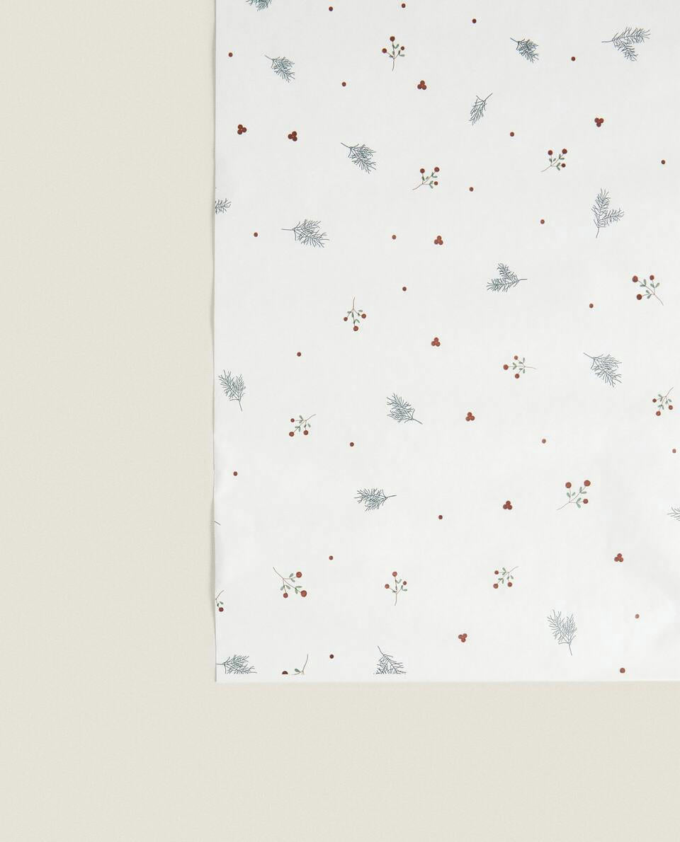 CONFEZIONE DI CARTA DA FORNO AL VISCHIO DI NATALE (CONFEZIONE DA 20) 