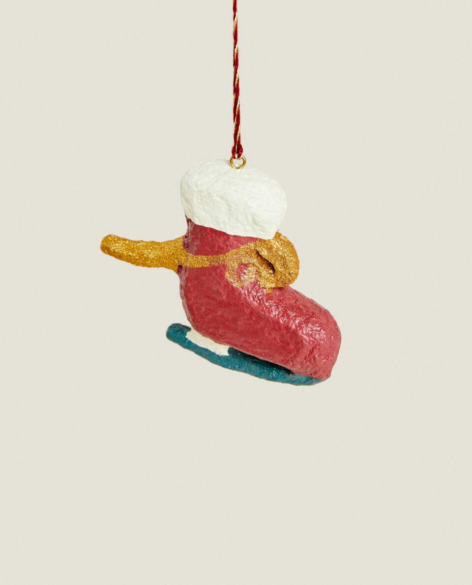 DECORAZIONE NATALIZIO CON PATTINO 