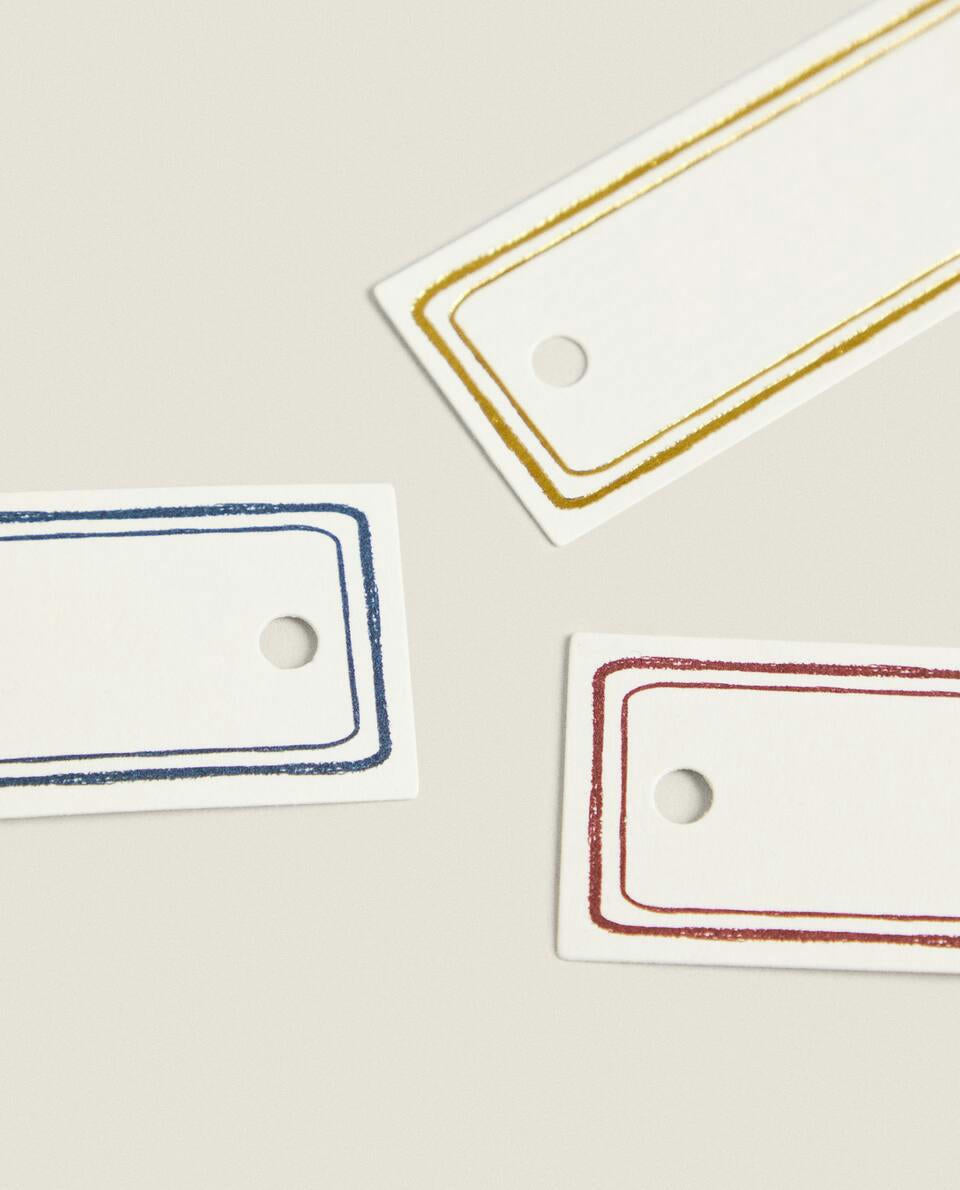 CONFEZIONE DI ETICHETTE REGALO DI NATALE (CONFEZIONE DA 20) 