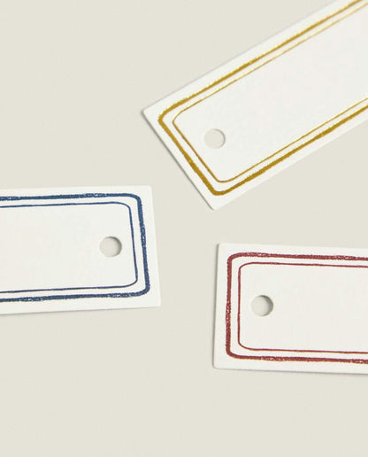 CONFEZIONE DI ETICHETTE REGALO DI NATALE (CONFEZIONE DA 20) 