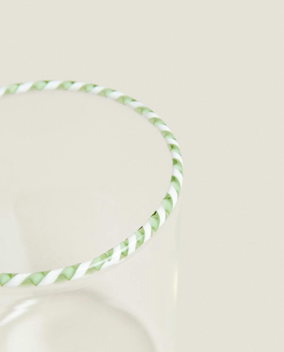 SET BICCHIERE E CIOTOLA CANDY CANE 