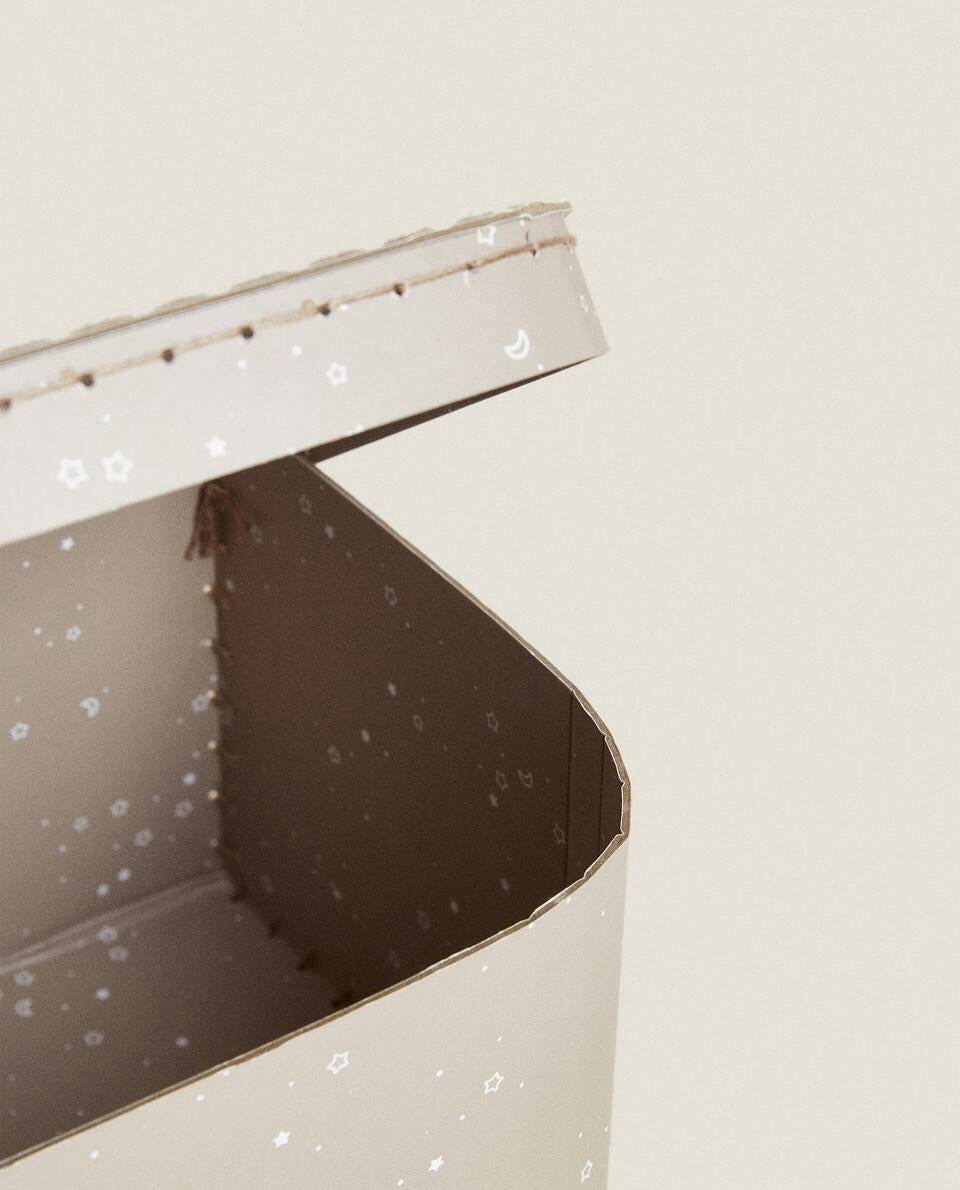 MOON AND STAR PRINT BRIEFCASE