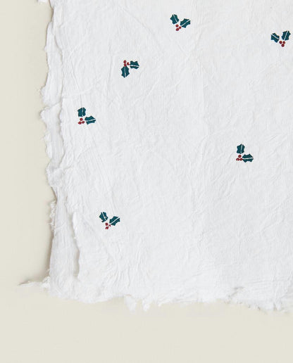 CARTA DA REGALO AGRIFOGLIO DI NATALE 