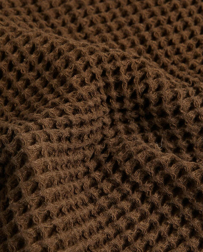 ASCIUGAMANO IN COTONE A MAGLIA A NIDO D'APE 