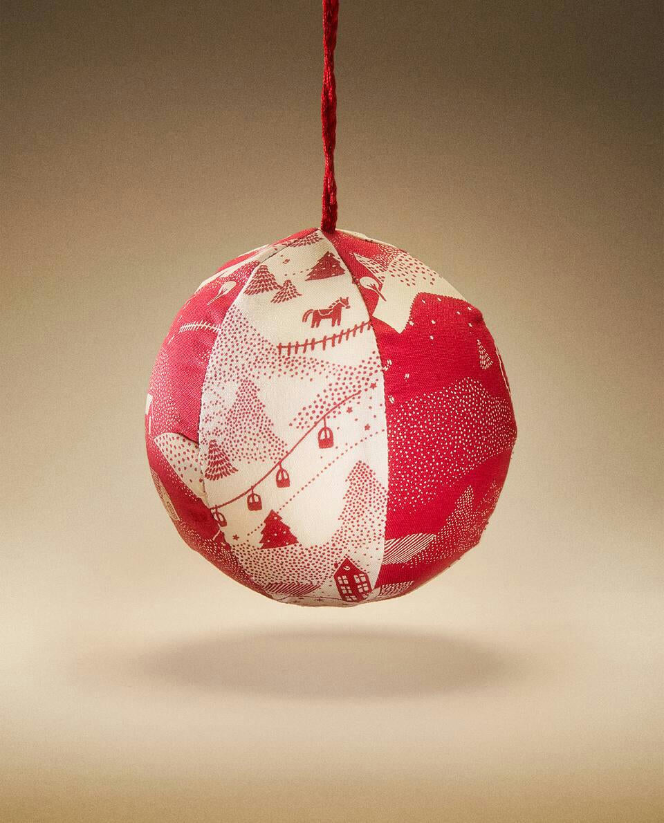 DECORACIÓN DE ARO NAVIDEÑO DE PATCHWORK 