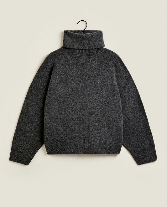 MAGLIONE A COLLO ALTO IN MAGLIA 