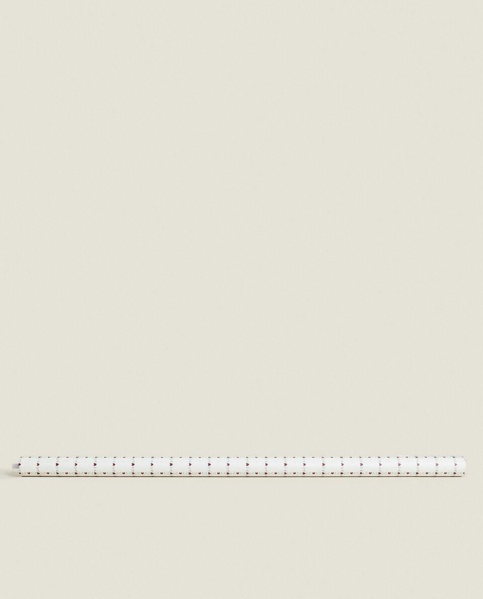 CARTA DA REGALO DI NATALE CON CUORI 