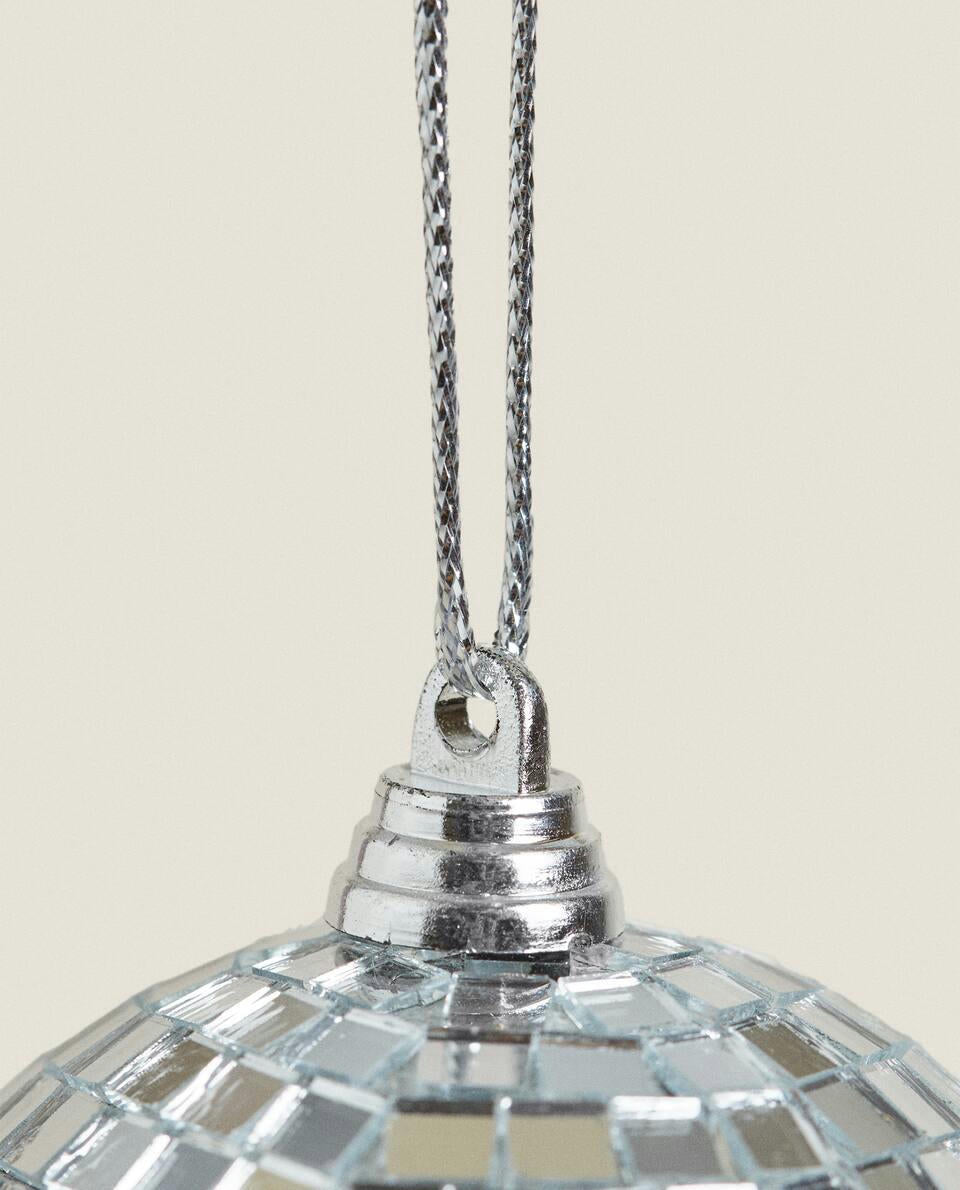 DECORAZIONE NATALIZIO A FORMA DI PALLA DA DISCOTECA 