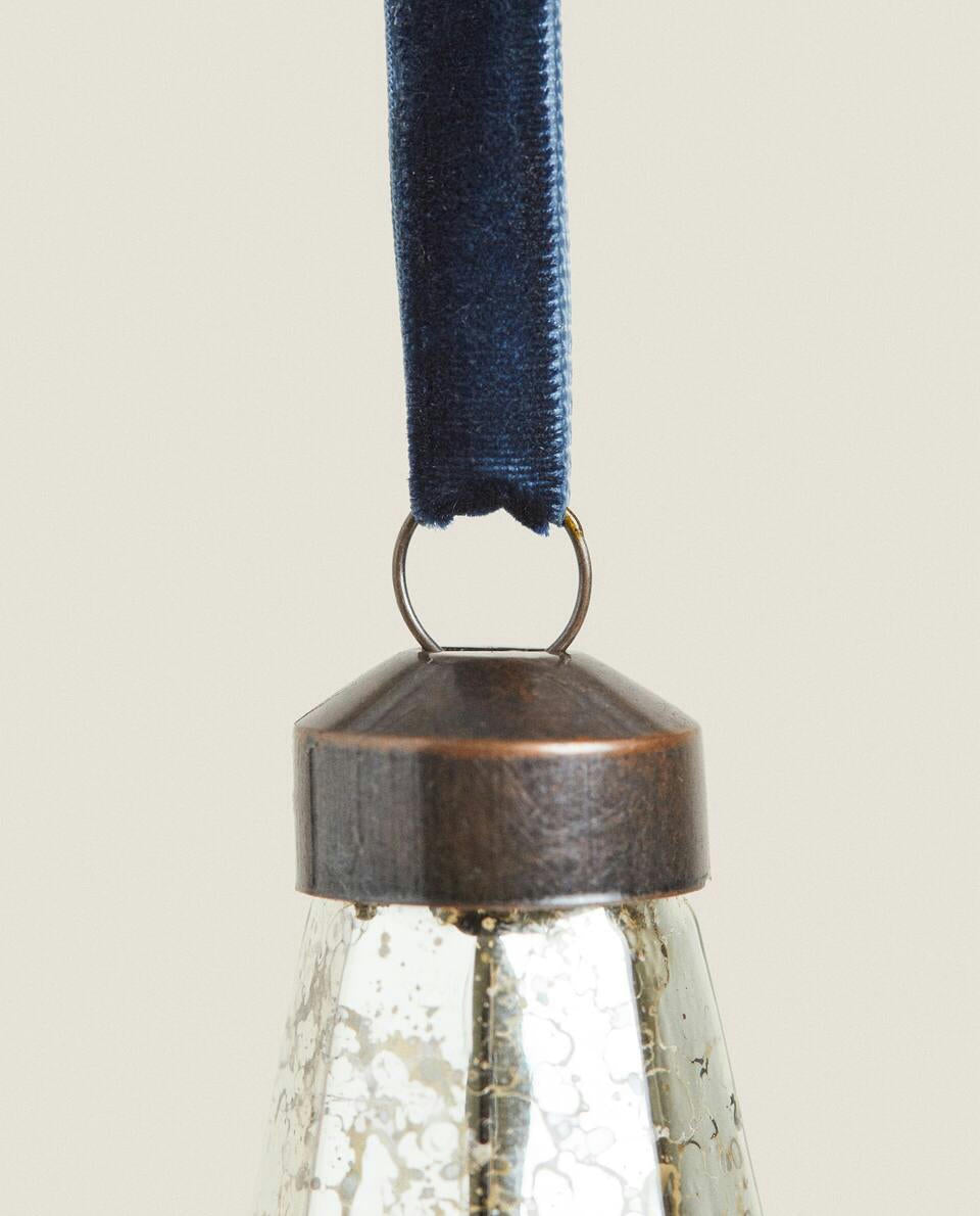 SHINY GLASS DIAMOND CHRISTMAS DECORATION