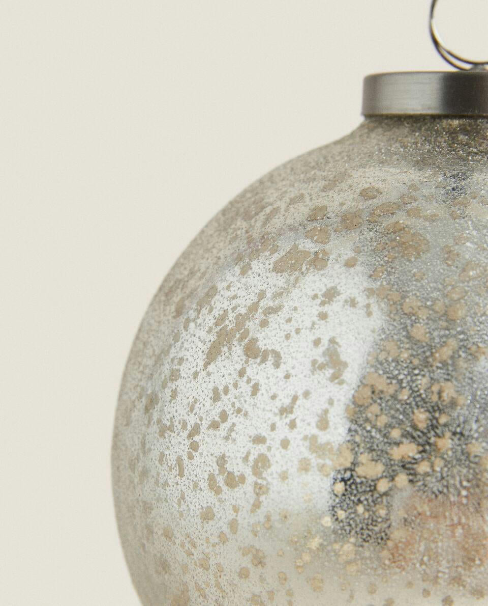 DECORAZIONE DI PALLINE DI VETRO LUMINOSE DI NATALE 