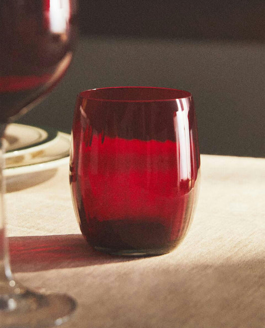 JUEGO DE CRISTALERÍA NAVIDEÑA SENCILLA 