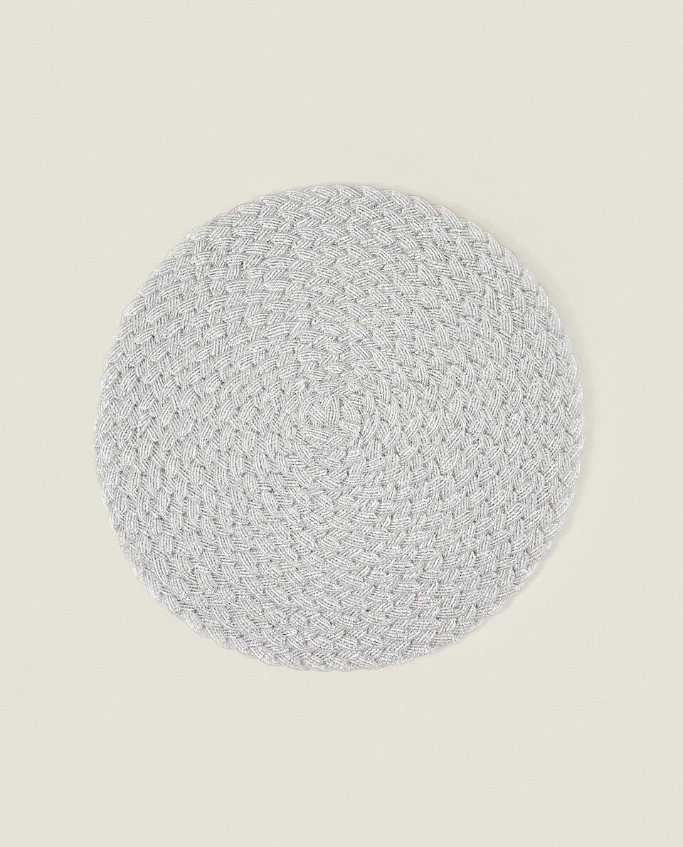 PACK OF BRAIDED CHRISTMAS PLACEMATS (PACK OF 2)