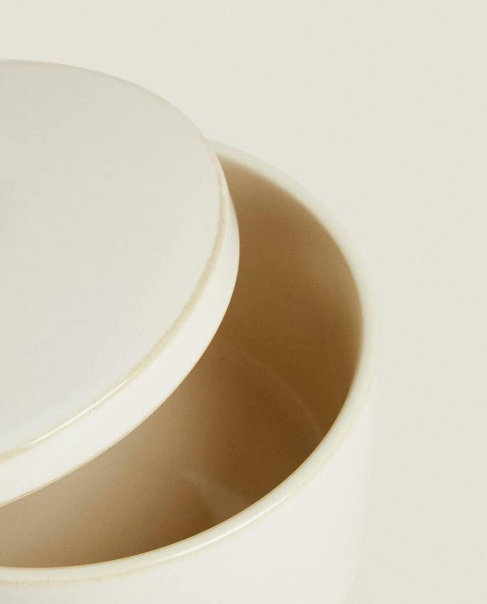 TARRO DE GRES CON TAPA 