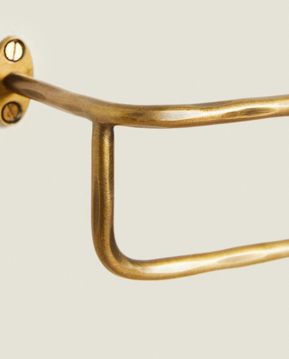 PORTARROLLOS HIGIÉNICO DORADO 