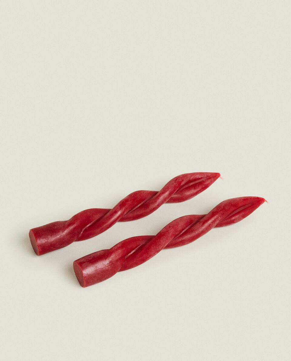 VELA ESPIRAL (PAQUETE DE 2) 