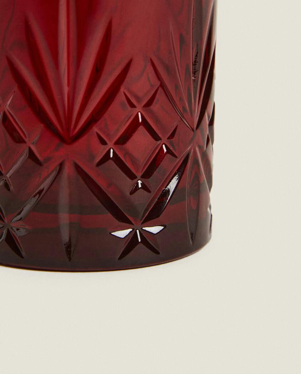 BICCHIERE DA SHOT INCISO CON CRISTALLINO NATALIZIO 