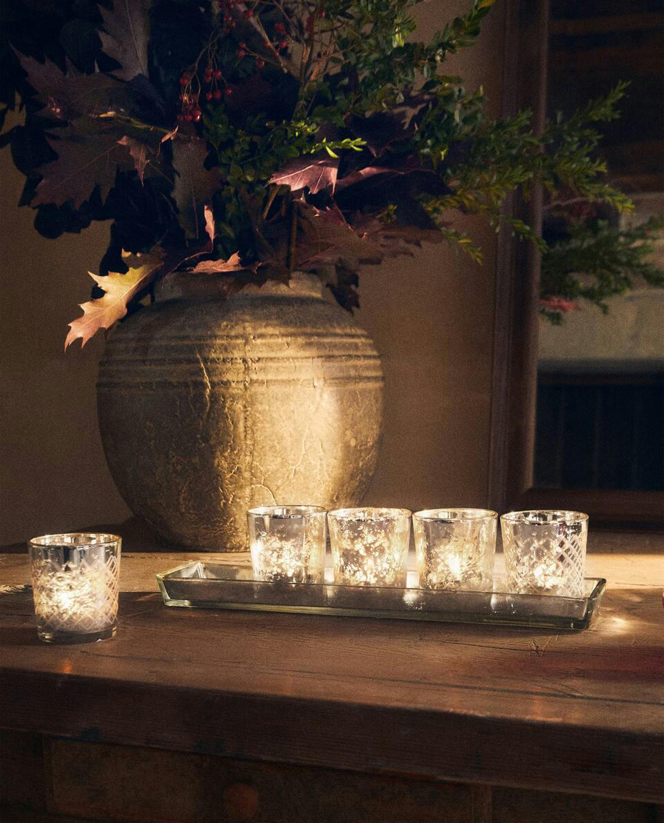 PORTAVELAS DE VIDRIO CUADRADO 