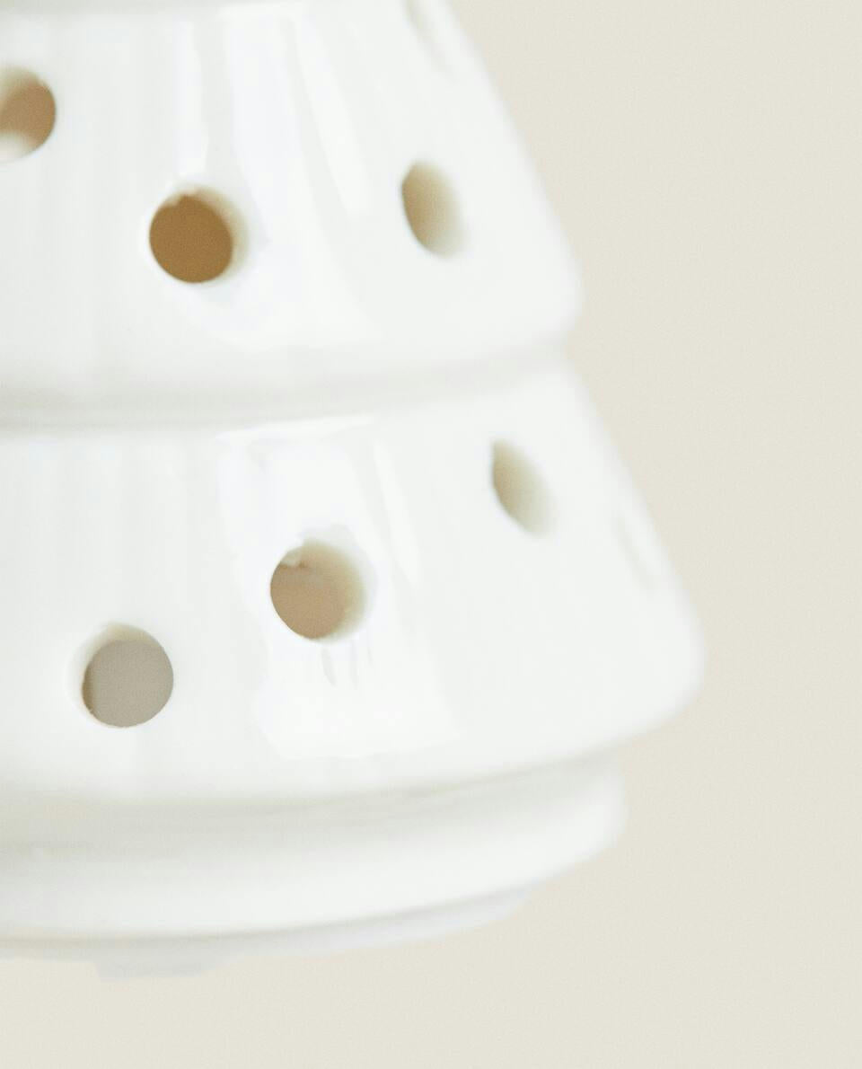 DECORAZIONE IN PORCELLANA PER ALBERO DI NATALE 