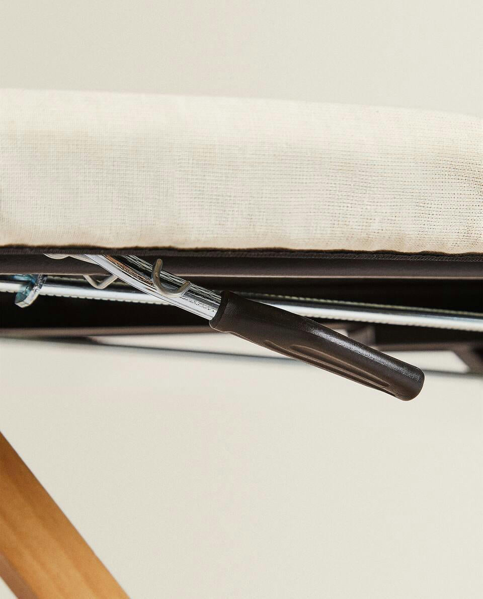 TABLA DE PLANCHAR DE MADERA Y METAL 