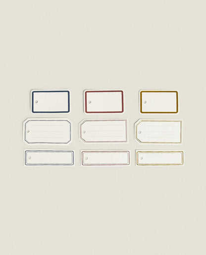 CONFEZIONE DI ETICHETTE REGALO DI NATALE (CONFEZIONE DA 20) 