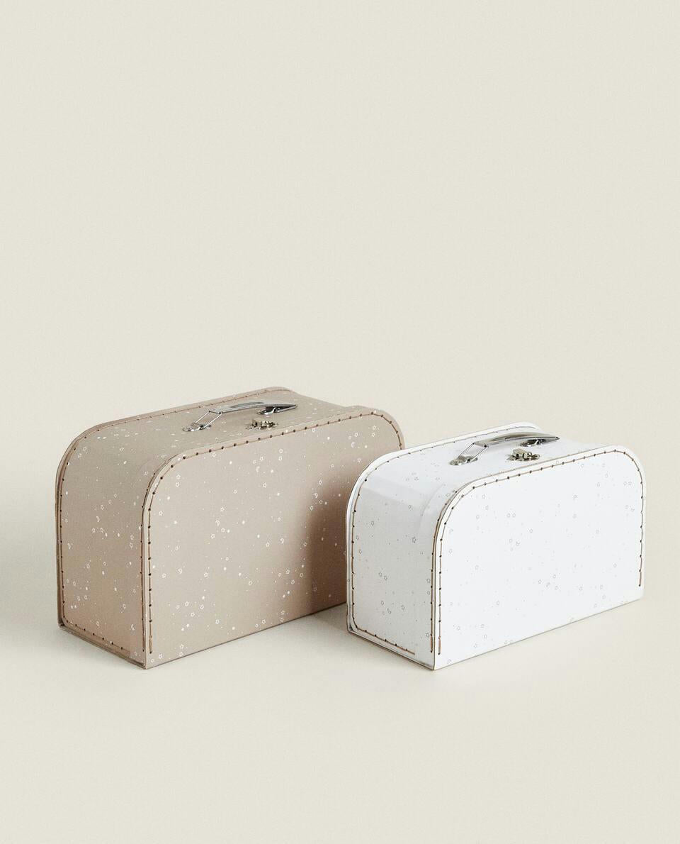 MOON AND STAR PRINT BRIEFCASE