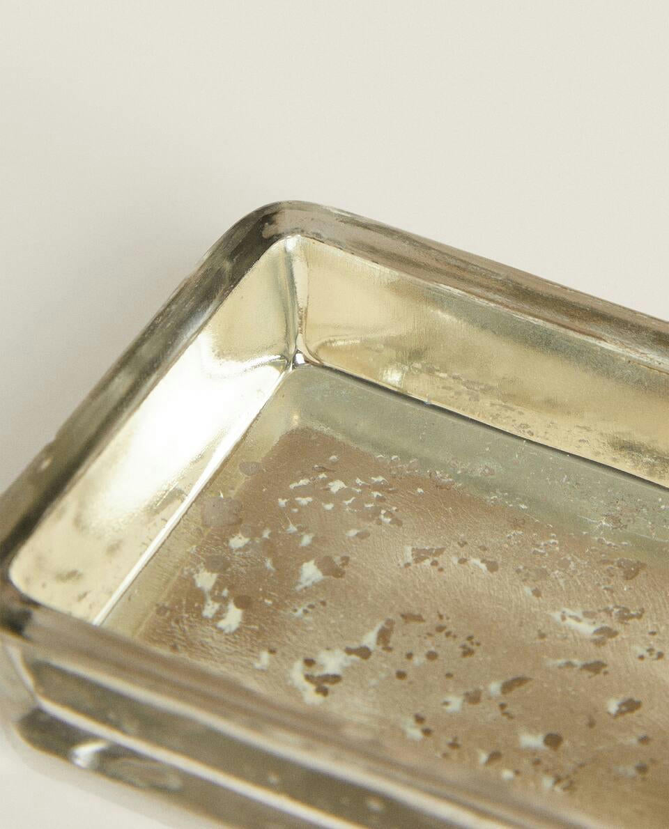 PORTAVELAS DE VIDRIO CUADRADO 