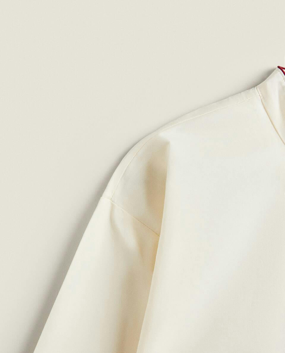 CHAQUETA DE COCINERO DE ALGODÓN Y LINO NAVIDEÑA PARA ADULTO 