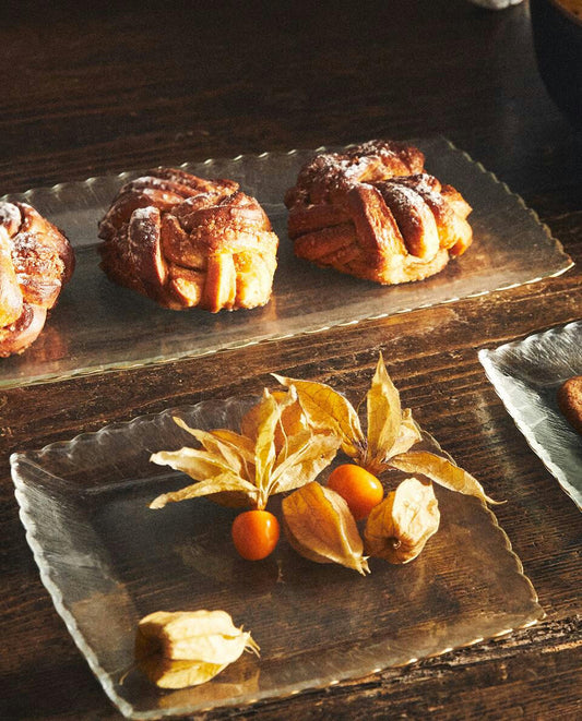 JUEGO DE COPAS TRANSPARENTES NAVIDEÑAS 