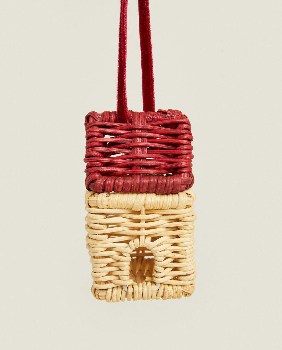 DECORACIÓN NAVIDEÑA DE RATÁN PARA LA CASA 