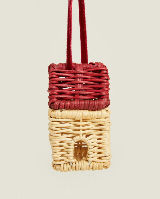 DECORACIÓN NAVIDEÑA DE RATÁN PARA LA CASA 