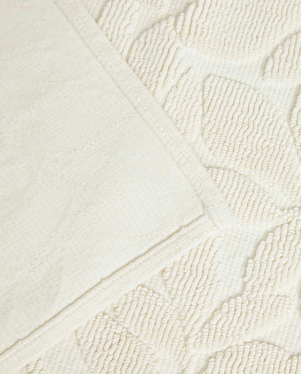ALFOMBRA DE BAÑO JACQUARD VEGETAL 